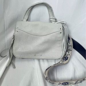 Elizabeth & James Light Gray Shoulder Bag